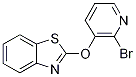 2-(2-BroMo-pyridin-3-yloxy)-benzothiazole, 98+% C12H7BrN2OS, 分子量 307.17 CAS#: 1065484-73-2