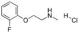 2-(2-FLUOROPHENOXY)-N-METHYL-1-ETHANAMINE HYDROCHLORIDE CAS#: 1050508-88-7