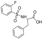 2-[[(2-FLUOROPHENYL)SULFONYL]AMINO]-3-PHENYLPROPANOIC ACID CAS#: 1009227-82-0