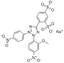 2-(2-Methoxy-4-nitrophenyl)-3-(4-nitrophenyl)-5-(2,4-disulfophenyl)-2H-tetrazolium sodium salt CAS#: 193149-74-5