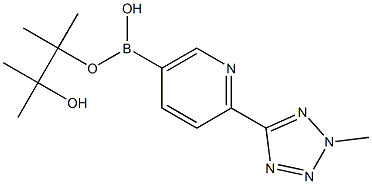 2-(2-Methyl-2H-tetrazol-5-yl)-5-(4,4,5,5-tetraMethyl-1,3,2-dioxaborolan-2-yl)pyridine CAS#: 1056039-83-8
