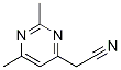 2-(2,6-diMethylpyriMidin-4-yl)acetonitrile CAS#: 1000933-21-0
