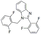 2-(2,6-difluorophenyl)-1-[(2,6-difluorophenyl)methyl]benzoimidazole CAS#: 199594-59-7