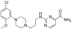 2-[[3-[4-(5-Chloro-2-methoxyphenyl)-1-piperazinyl]propyl]amino]-4-pyrimidinecarboxamide CAS#: 194674-19-6
