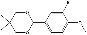 2-(3-BroMo-4-Methoxyphenyl)-5,5-diMethyl-1,3-dioxane CAS#: 179942-58-6