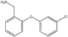 2-(3-Chlorophenoxy)-benzylaMine CAS#: 186700-05-0