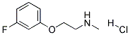 2-(3-FLUOROPHENOXY)-N-METHYL-1-ETHANAMINE HYDROCHLORIDE CAS#: 1050508-87-6