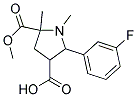 2-(3-FLUOROPHENYL)-5-(METHOXYCARBONYL)-1,5-DIMETHYL-3-PYRROLIDINECARBOXYLIC ACID CAS#: 1052611-06-9