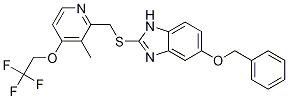 2-[[[3-Methyl-4-(2,2,2-trifluoroethoxy)-2-pyridyl]methyl]thio]-5-benzyloxy-1H-benzimidazole CAS#: 1076198-61-2