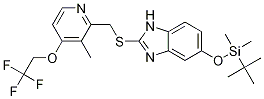 2-[[[3-Methyl-4-(2,2,2-trifluoroethoxy)-2-pyridyl]methyl]thio]-5-(tert-butyldimethylsilyloxy)-1H-benzimidazole CAS#: 1076198-62-3