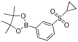 2-[3-(cyclopropanesulfonyl)phenyl]-4,4,5,5-tetramethyl-1,3,2-dioxaborolane CAS#: 1020206-37-4