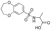 2-[(3,4-DIHYDRO-2H-1,5-BENZODIOXEPIN-7-YLSULFONYL)AMINO]PROPANOIC ACID CAS#: 1009595-24-7