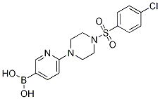 2-[4-(4-Chlorophenylsulfonyl)piperazin-1-yl]pyridine-5-boronic acid CAS#: 1003043-43-3