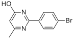 2-(4-BROMOPHENYL)-6-METHYL-4-PYRIMIDINOL CAS#: 180606-52-4