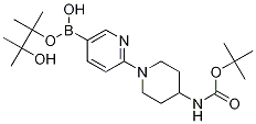 2-[4-(Boc-aMino)-1-piperidinyl]pyridine-5-boronic acid pinacol ester, 96% CAS#: 1042917-44-1