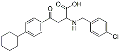 2-[(4-CHLOROBENZYL)AMINO]-4-(4-CYCLOHEXYLPHENYL)-4-OXOBUTANOIC ACID CAS#: 1024023-22-0