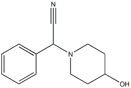 2-(4-Hydroxypiperidin-1-yl)-2-phenylacetonitrile CAS#: 1018437-11-0