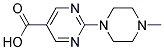 2-(4-Methylpiperazin-1-yl)pyrimidine-5-carboxylic acid CAS#: 1019115-09-3