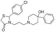2-(4-chlorophenyl)-3-[3-(4-hydroxy-4-phenyl-1-piperidyl)propyl]thiazol idin-4-one CAS#: 182188-90-5