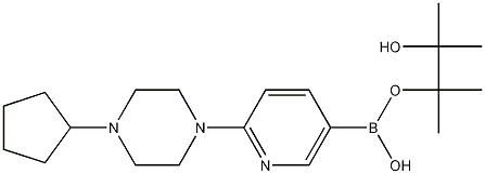 2-(4-cyclopentyl -piperazin-1-yl) pyridine-5-boronic acid pinacol ester CAS#: 1015242-01-9