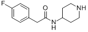 2-(4-fluorophenyl)-N-piperidin-4-ylacetamide CAS#: 198210-55-8