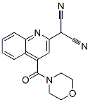 2-[4-(morpholine-4-carbonyl)quinolin-2-yl]propanedinitrile CAS#: 180859-71-6