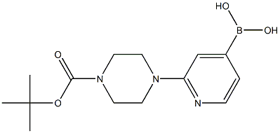 (2-(4-(tert-butoxycarbonyl)piperazin-1-yl)pyridin-4-yl)boronic acid CAS#: 1003043-73-9