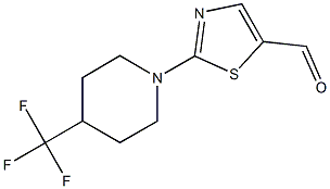2-[4-(trifluoromethyl)piperidino]-1,3-thiazole-5-carbaldehyde CAS#: 1000339-88-7