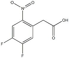 2-(4,5-Difluoro-2-nitrophenyl)acetic acid CAS#: 1000339-22-9