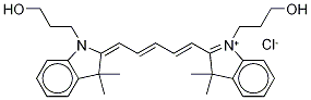2-[5-[1,3-Dihydro-1-(3-hydroxypropyl)-3,3-diMethyl-2H-indol-2-ylidene]-1,3-pentadien-1-yl]-1-(3-hydroxypropyl)-3,3-diMethyl-3H-indoliuM Chloride CAS#: 182873-72-9