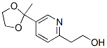 2-(5-(2-METHYL-1,3-DIOXOLAN-2-YL)-2-PYRIDYL]ETHANOL CAS#: 184766-50-5