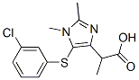 2-[5-(3-chlorophenyl)sulfanyl-1,2-dimethyl-imidazol-4-yl]propanoic aci d CAS#: 178979-92-5
