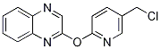 2-(5-ChloroMethyl-pyridin-2-yloxy)-quinoxaline, 98+% C14H10ClN3O, 分子量 271.71 CAS#: 1065484-79-8