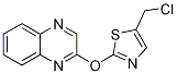 2-(5-ChloroMethyl-thiazol-2-yloxy)-quinoxaline, 98+% C12H8ClN3OS, 分子量 277.73 CAS#: 1065484-78-7