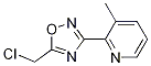 2-(5-Chloromethyl-[1,2,4]oxadiazol-3-yl)-3-methyl-pyridine CAS#: 1009562-65-5