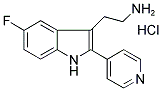 2-(5-FLUORO-2-PYRIDIN-4-YL-1H-INDOL-3-YL)-ETHYLAMINE HYDROCHLORIDE CAS#: 1052411-35-4