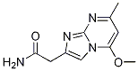 2-(5-Methoxy-7-methyl-imidazo[1,2-a]pyrimidin-2-yl)-acetamide CAS#: 195073-05-3