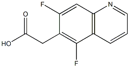 2-(5,7-difluoroquinolin-6-yl)acetic acid CAS#: 1022091-46-8
