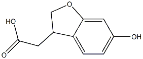 2-(6-Hydroxy-2,3-dihydrobenzofuran-3-yl)acetic acid CAS#: 1000414-37-8