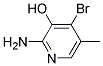 2-AMINO-4-BROMO-3-HYDROXY-5-PICOLINE CAS#: 1003710-58-4