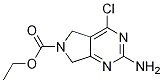 2-AMINO-4-CHLORO-5,7-DIHYDRO-PYRROLO[3,4-D]PYRIMIDINE-6-CARBOXYLIC ACID ETHYL ESTER CAS#: 1046861-17-9