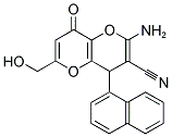 2-AMINO-6-(HYDROXYMETHYL)-4-(1-NAPHTHYL)-8-OXO-4,8-DIHYDROPYRANO[3,2-B]PYRAN-3-CARBONITRILE CAS#: 194282-58-1