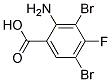 2-Amino-3,5-dibromo-4-fluorobenzoicacid CAS#: 1027512-91-9