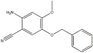 2-Amino-5-(benzyloxy)-4-methoxybenzonitrile CAS#: 192869-57-1