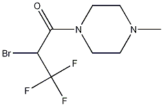2-BROMO-3,3,3-TRIFLUORO-1-(4-METHYLPIPERAZIN-1-YL)PROPAN-1-ONE CAS#: 1031927-96-4