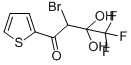 2-BROMO-4,4,4-TRIFLUORO-3,3-DIHYDROXY-1-(2-THIENYL)BUTAN-1-ONE CAS#: 182131-50-6
