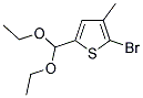 2-BROMO-5-(DIETHOXYMETHYL)-3-METHYLTHIOPHENE CAS#: 1000018-59-6