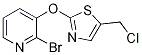 2-BroMo-3-(5-chloroMethyl-thiazol-2-yloxy)-pyridine, 98+% C9H6BrClN2OS, 分子量 305.58 CAS#: 1065484-69-6