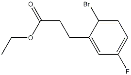 2-Bromo-5-fluoro-benzenepropanoic acidethylester CAS#: 1057674-00-6