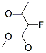2-Butanone,  3-fluoro-4,4-dimethoxy- CAS#: 198422-35-4